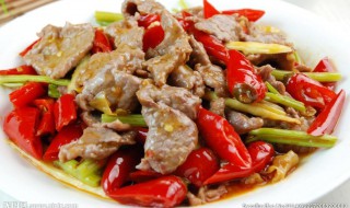 四川泡椒牛肉的制作方法 四川泡椒牛肉的制作方法和配料