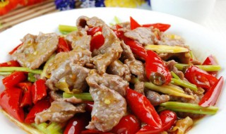 泡椒牛肉丝步骤 泡椒牛肉丝怎么炒视频给我看