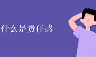 什么是责任感（什么是责任感作文）