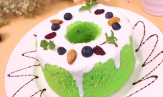 新加坡绿蛋糕做法 新加坡 绿蛋糕