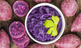 紫薯芝士豆糕的做法 紫薯芝士仙豆糕图片