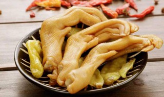 卤鸭掌正宗制作方法窍门 卤鸭掌制作方法和步骤