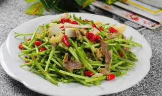 黎蒿菜怎么炒（黎蒿菜炒腊肉做）