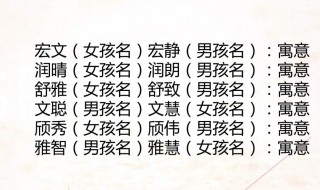 龙凤胎取名字大全（徐姓龙凤胎取名字大全）