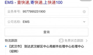 ems怎么查费用 邮政ems怎么查询收费记录