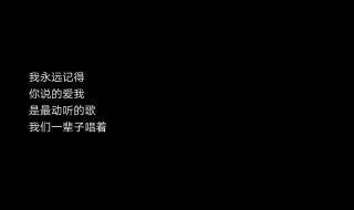 你是不是也记得多久没有说爱我歌词 你是不是也记得多久没有说爱我歌名是什么