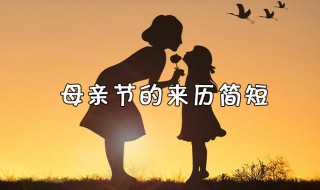 母亲节的来历（母亲节的来历是什么）