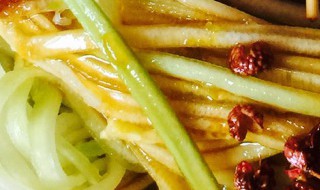 西葫芦冷面做法窍门 西葫芦凉面做法图解