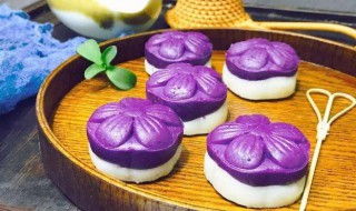 糯米紫薯糕的做法 糯米紫薯糕的做法大全