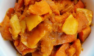 南瓜炖土豆的材料 南瓜炖土豆的材料做法大全