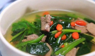 猪肝菠菜汤的家常做法 猪肝菠菜汤的家常做法简单