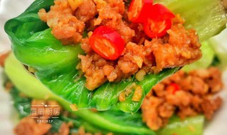 生菜香菇炒碎肉的做法 香菇生菜肉沫