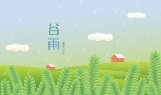 谷雨有什么习俗（谷雨有什么风俗活动）