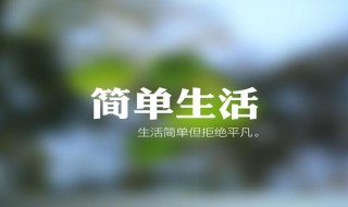 简单生活心态的句子随心 简单生活心态的句子随心所欲