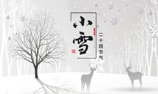 小雪节气的寓意和传统 小雪节气的由来和含义