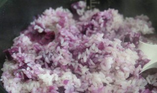 紫薯米饭的营养价值有哪些（紫薯米饭的做法大全家常）