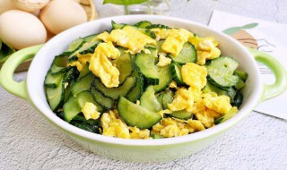 小青瓜炒蛋的做法（青瓜炒蛋怎么做好吃窍门）