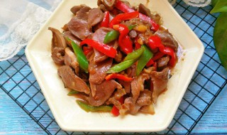 爆炒鸭心的做法（爆炒鸭心图片）