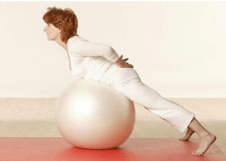 瑜伽球减肥操想瘦哪就瘦哪