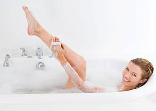 沐浴时怎么瘦腿效果好？