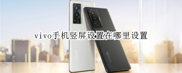 vivo手机竖屏设置在哪里设置 vivo怎么调竖屏