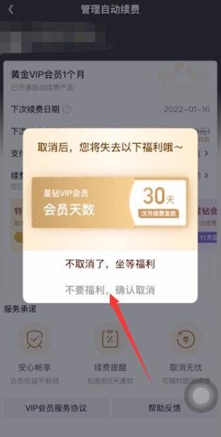 关闭爱奇艺会员自动续费怎么取消