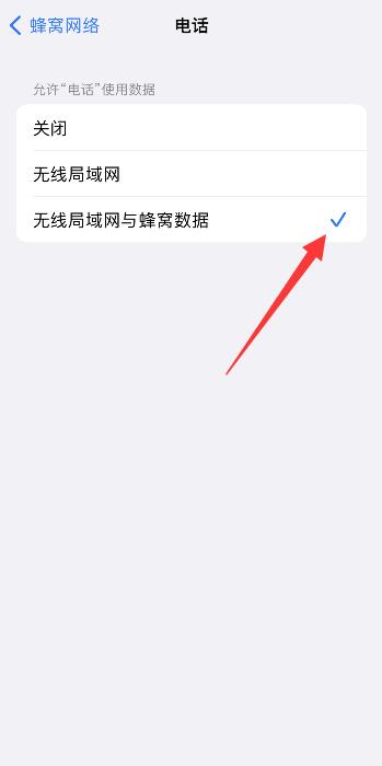 iPhone13 pro怎么设置通话不断网