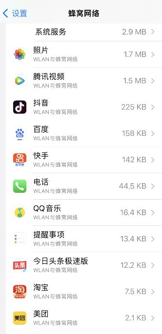 iPhone手机明明有流量却用不了