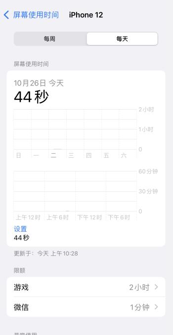 iPhone手机怎么看软件的使用时间