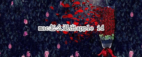 mac怎么退出apple mac怎么退出applestore账户