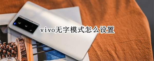 vivo无字模式怎么设置（vivo手机怎么设置无按键）