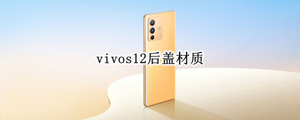 vivos12后盖材质（vivos1后盖是什么材质）