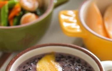 椰浆紫米粥如何做 椰浆紫米粥如何做的