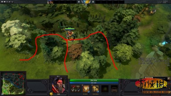 《DOTA2》实用技巧 教你如何在树林中进行反杀