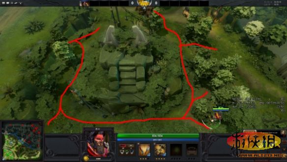 《DOTA2》实用技巧 教你如何在树林中进行反杀