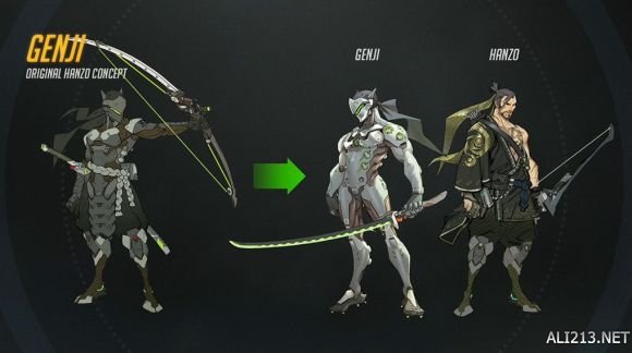 《守望先锋》源氏设计背景一览（守望先锋源氏）