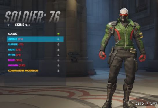 《守望先锋》士兵76皮肤介绍 守望先锋稀有皮肤