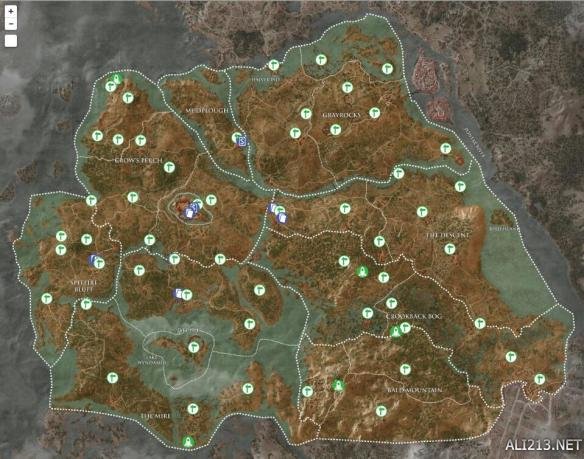 《巫师3:狂猎》所有魔力之所、昆特牌玩家和销售卡牌的旅行者的位置图一览