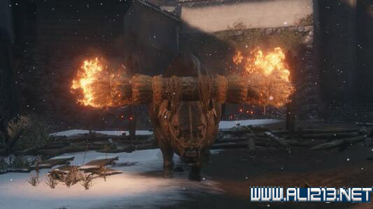 只狼火牛招式分享（只狼火牛boss简单打法）