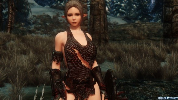 《上古卷轴5：天际》第三届龙裔参赛作品 混血精灵莫妮卡赏析攻略