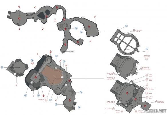 《黑暗之魂3》官方流程路线图一览（黑暗之魂3流程地图）