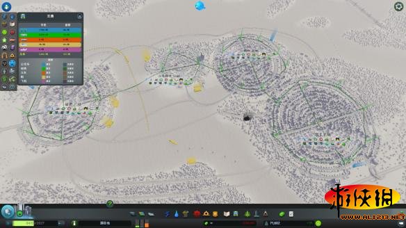 《城市：天际线》环形城市建造图及完美圆形道路画法攻略