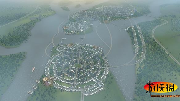 《城市：天际线》环形城市优势介绍（城市天际线环线）