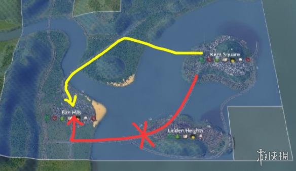 城市天际线交通规划图文教程 城市天际线道路规划指南 交通产生-通勤