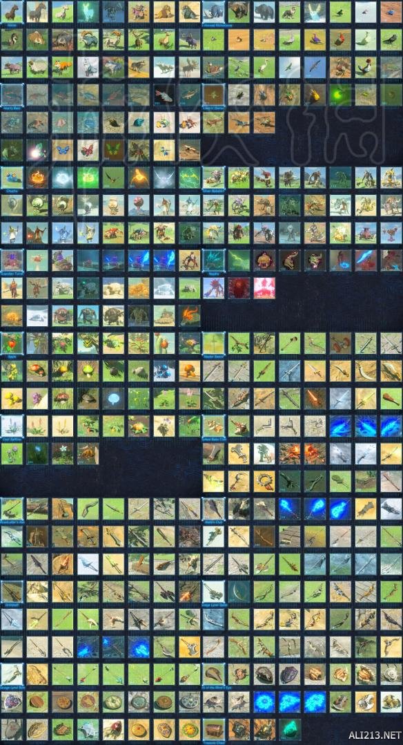 荒野之息全图鉴高清图分享（荒野之息高清图片）