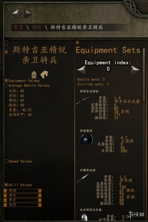 骑马与砍杀21.4.3斯特吉亚厉害吗 骑砍21.4.3斯特吉亚兵种