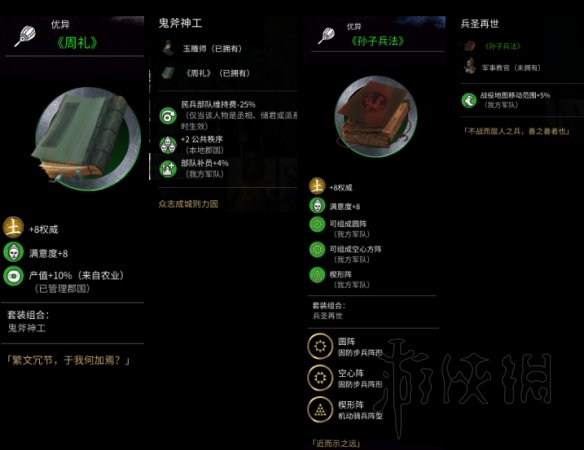 全面战争三国马匹+武器+防具+随从图鉴及个人评价