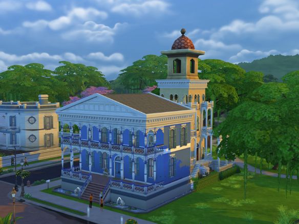 《模拟人生4》精灵塔建筑分享赏析（模拟人生4多层建筑任务）