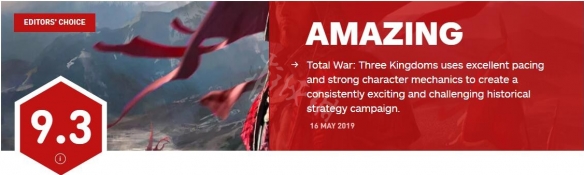 全面战争三国ign评分怎么样