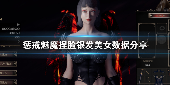 惩戒魅魔捏脸银发美女数据分享（惩戒魅魔捏脸大全）